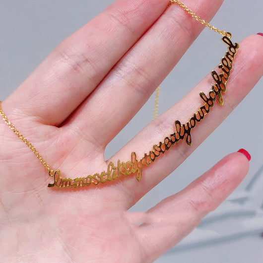 Collar de Letras Sonrisa con Mensaje Positivo - Image 15