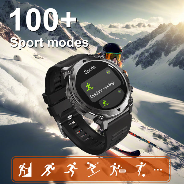 Reloj Deportivo Inteligente T53 con Llamadas Bluetooth, Pantalla AMOLED 1.43" y Monitoreo de Salud