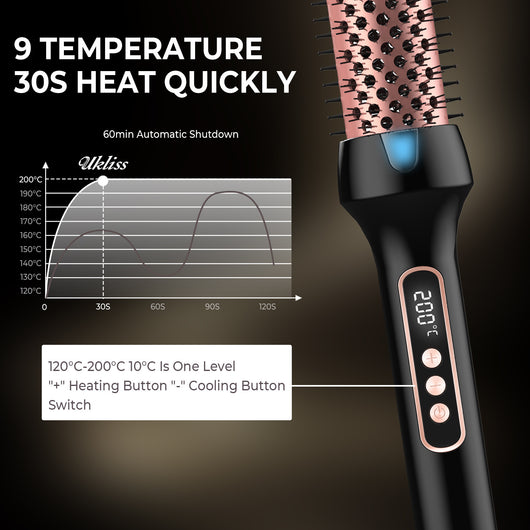 Peine Alisador y Rizador 2 en 1 con Calor PTC - Sin Daño al Cabello - Image 11