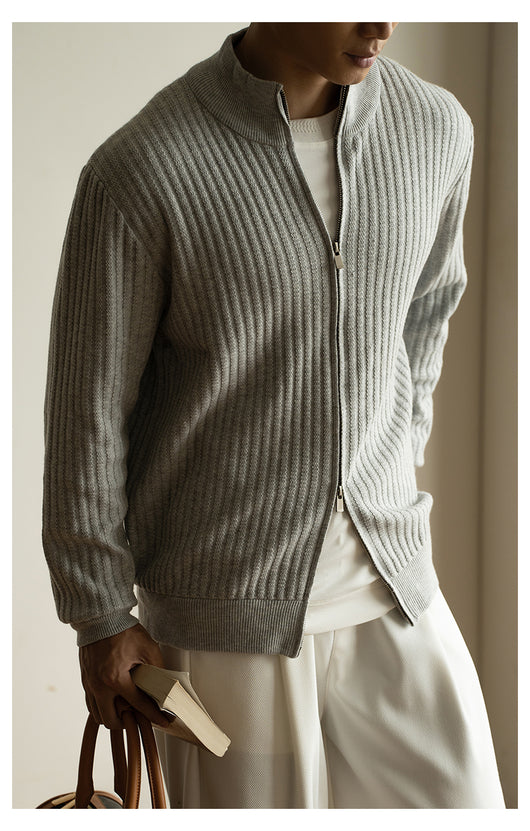 Cardigan con Cierre Casual para Hombre - Suéter Abrigo Versátil - Image 25