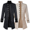 Esmoquin Punk Vintage con Cuello Alto y Doble Botonadura