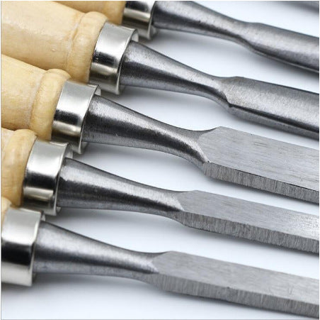 Juego de 12 Herramientas de Tallado en Madera - Cinceles Profesionales - Image 4