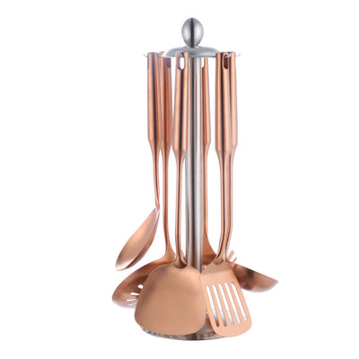 Set de Espátulas y Cucharas de Acero Inoxidable para Cocina - Image 6