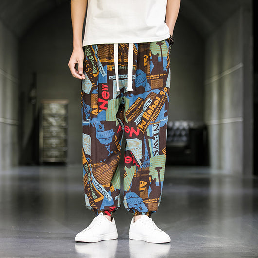 Pantalones Casuales Holgados Transpirables para Hombre - Image 16