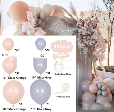 Set de Cadena de Globos Morandi para Cumpleaños - Image 5
