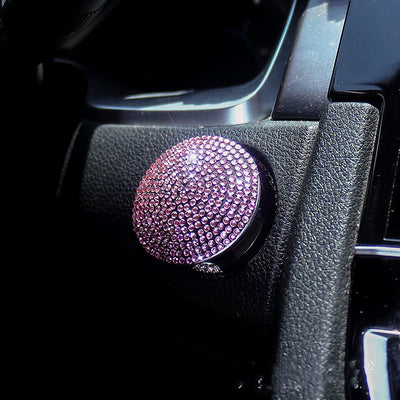 Cubierta Protectora Botón de Encendido con Cristales de Diamante para Auto - Image 5