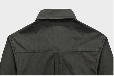 Camisa Manga Larga Algodón Hombre - Colección Primavera Otoño - Image 13
