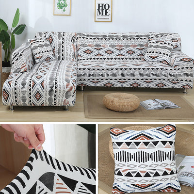 Funda Elástica Estampada para Sofá Modular - Image 6