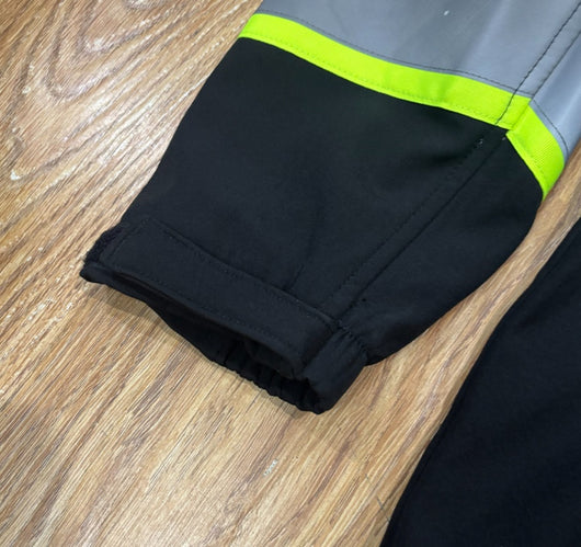 Ropa de Trabajo Impermeable Reflectante Night Black Soft Shell - Image 6