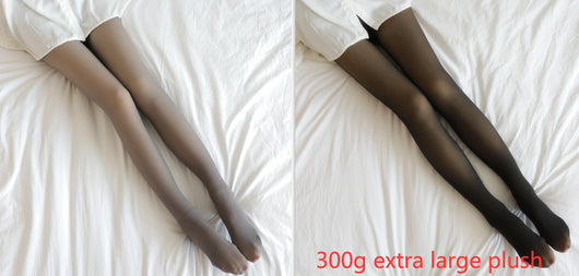 Leggings Térmicos Translúcidos Talla Grande con Forro Polar para Invierno - Image 9