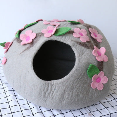 Casa Gato Fieltro Lana - Juguete Acogedor para Mascotas - Image 10