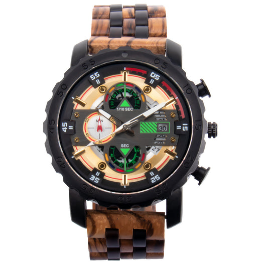 Reloj de Pared Luminoso Grande en Madera Multifuncional - Image 15