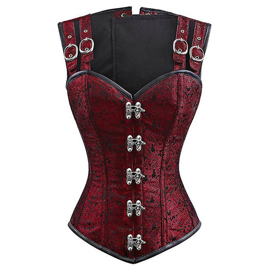 Cinturón Modelador Gothic Punk con Doble Hebilla de Acero - Image 11