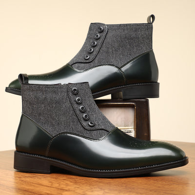 Zapatos Formales Vintage Estilo Británico en Cuero para Hombre - Image 11