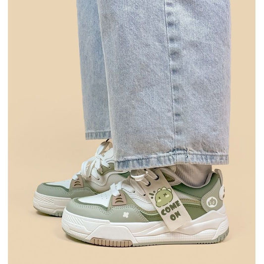 Zapatillas Deportivas Estilo Hong Kong con Plataforma para Mujer