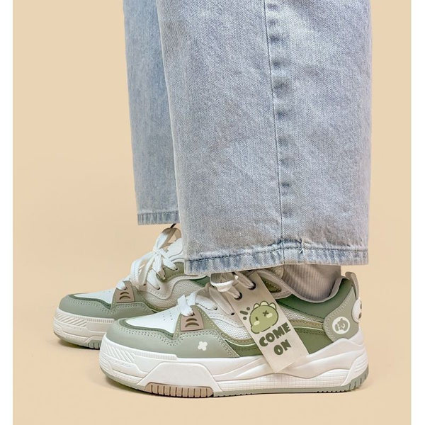 Zapatillas Deportivas Estilo Hong Kong con Plataforma para Mujer
