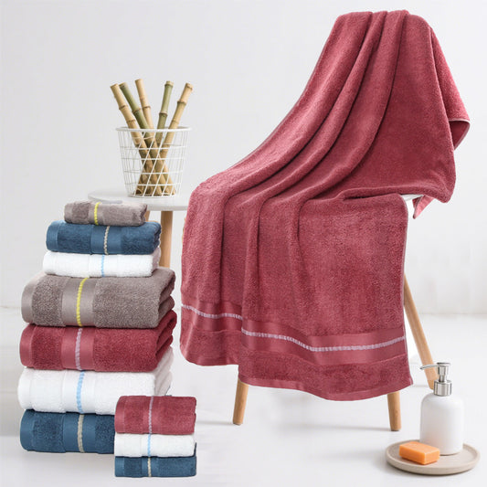Toalla de Baño Bambú Carbón Activado Extra Gruesa y Absorbente