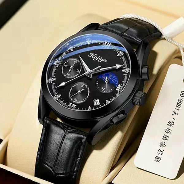Reloj Deportivo Coreano de Acero con Banda de Cuarzo