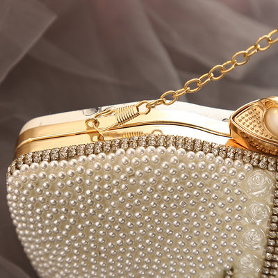 Bolso de Noche Elegante con Cuentas y Cierre Seguro - Image 9