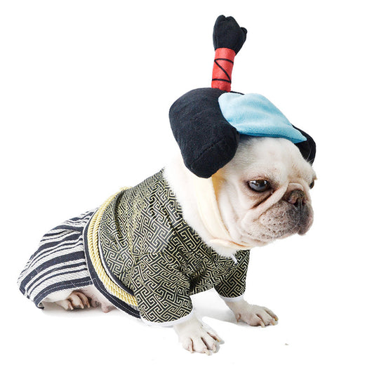 Disfraz de Guerrero Samurái para Perros - Estilo Kimono Japonés - Image 4