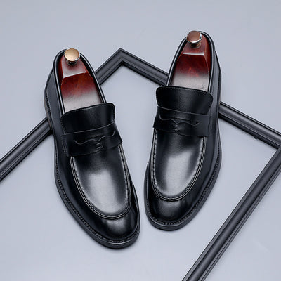 Zapatos de Cuero Minimalistas Estilo Británico para Hombre - Casuales y Formales - Image 3