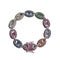 Cadena de Cerdo Zirconia Multicolor - Diseño Grano de Café