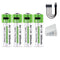 4PCS Storage Box Data Cable No. 5 Battery 15