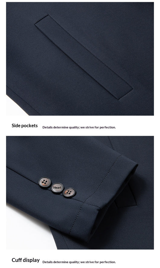 Abrigo Ejecutivo Tipo Trench para Hombre Tallas Grandes - Image 9