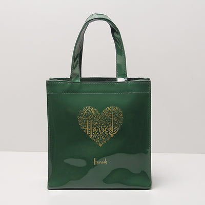 Bolsa de Compras Impermeable Estilo Británico PVC Portátil