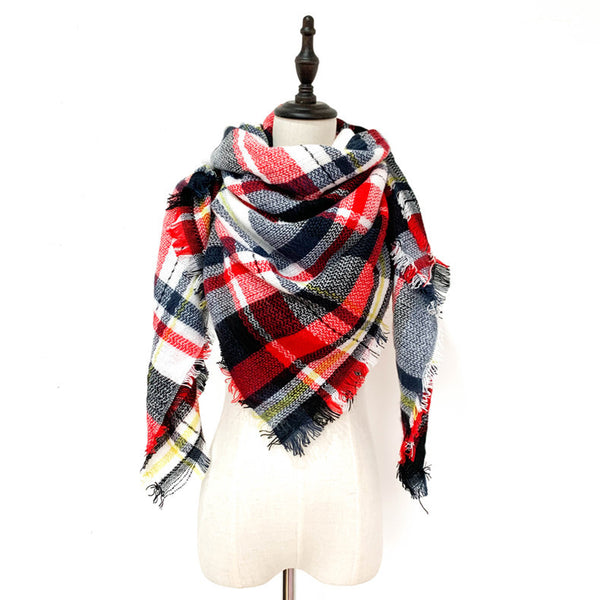 Pañuelo Cuadrado Talma para Mujer - Cuello Calentador Talla Grande