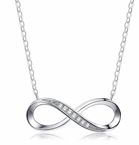 Collar de Plata Esterlina para Mujer con Diseño de 8 Caracteres - Image 4