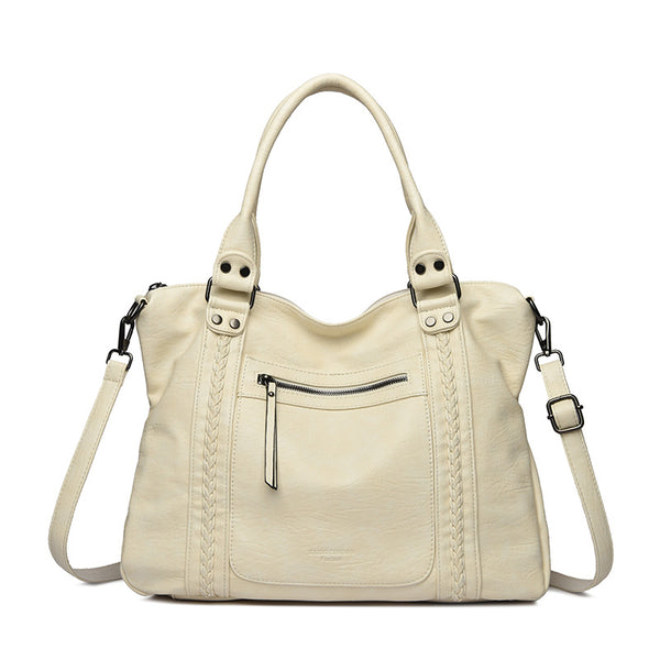 Bolso Bandolera de Cuero Genuino Vintage para Mujer