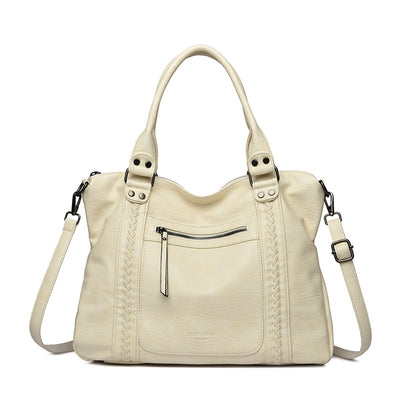 Bolso Bandolera de Cuero Genuino Vintage para Mujer - Image 2