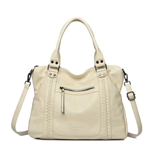 Bolso Bandolera de Cuero Genuino Vintage para Mujer