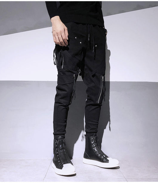 Overol Harem Slim Fit con Cierres Decorativos - Estilo Dark Fashion - Image 16