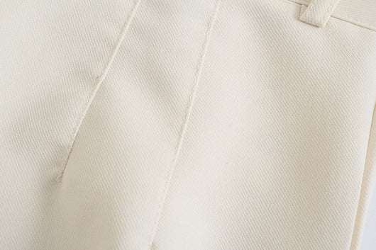 Pantalón Casual de Cintura Alta Ajustado en Colores Lisos - Image 28