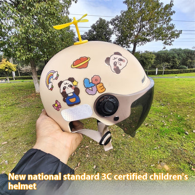 Casco Moto Eléctrica con Protección Solar para Niños y Niñas - Image 26