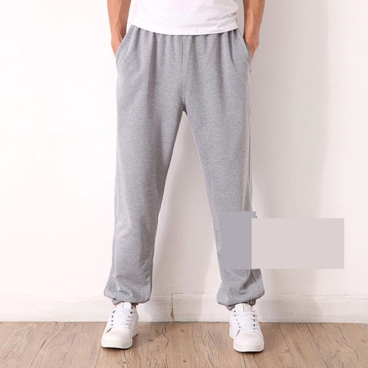Pantalones Casuales Hombre Cintura Elástica Algodón Ligero Verano