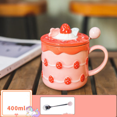 Taza de Café con Tapa, Cuchara y Caja de Regalo - Image 16