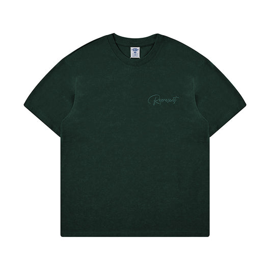 Camiseta Retro Holgada con Bordado a Máquina - Estilo Vintage Lavado para Hombre - Image 5