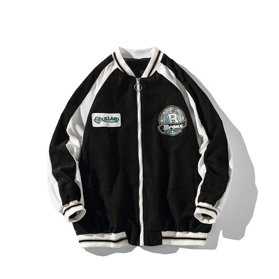 Chaqueta Beisbolera de Pana para Mujer - Diseño Delgado y Moderno - Image 4