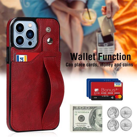 Funda para Celular con Correa de Muñeca y Protección para Tarjetas - Image 7