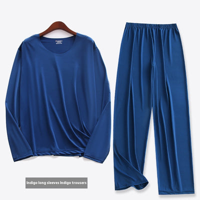 Pijama Hombre Manga Larga Corta Verano - Conjunto Ultradelgado Transpirable