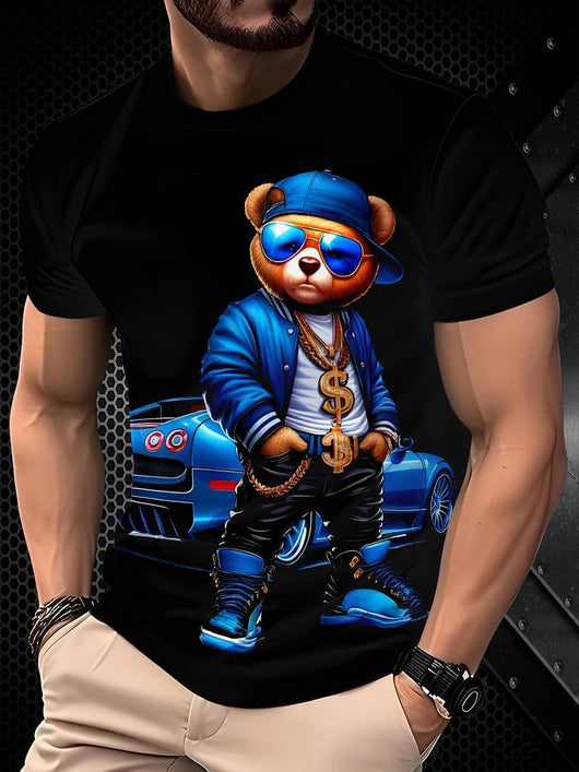 Playera Hombre Cuello Redondo Estampado Digital Manga Corta - Image 12