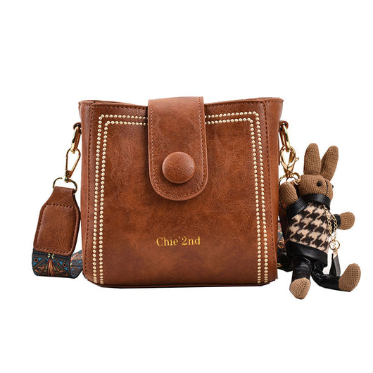 Bolsa Mensajera Retro con Textura Premium - Image 5