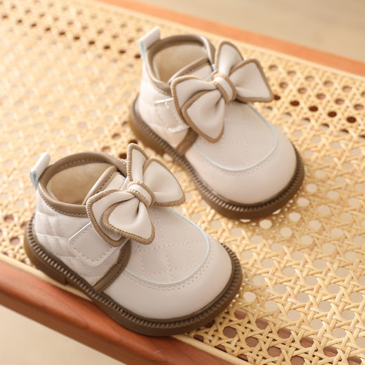 Zapatos de Bebé Niña con Moño de Algodón - Image 4
