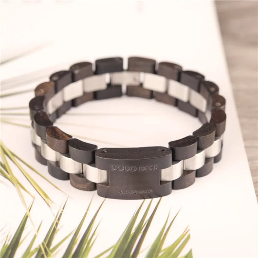 Pulsera de Madera de Sándalo con Lettering - Joya de Moda Artesanal - Image 11