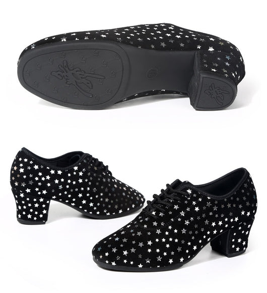 Zapatos de Danza Latina para Exterior con Diseño de Estrella y Suela de Goma - Image 20