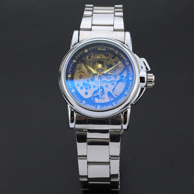 Reloj Mecánico Casual Simple con Correa de Acero - Image 13
