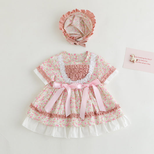 Vestido Princesa con Moño Estilo Coreano para Niñas - Image 2